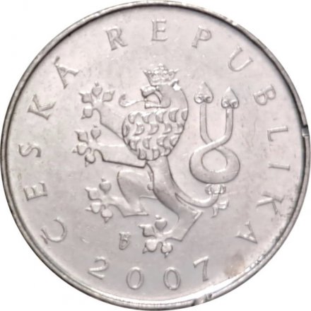 Чехия 1 крона 2007 год - Герб