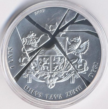 Латвия 1 лат 2007 год - Иностранные правители
