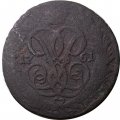 1 копейка 1761 год Елизавета Петровна (1741 - 1762) - VG