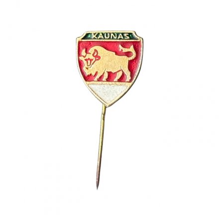 Значок-иголка Литва. Каунас (Kaunas). Зубр