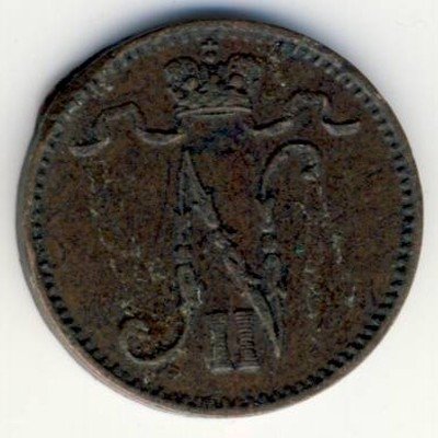 Финляндия 1 пенни 1902 год