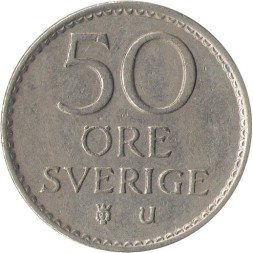 Швеция 50 эре 1972 год