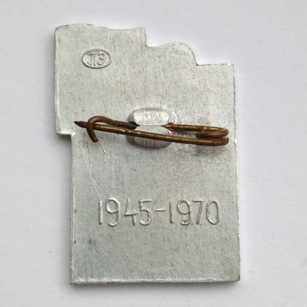 Значок &quot;25 лет газификации Ленинграда 1945 - 1970 гг.&quot;