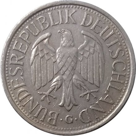 ФРГ 1 марка 1978 год (G)