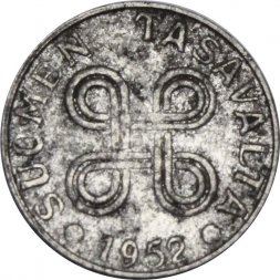 Финляндия 5 марок 1952 год