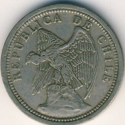 Чили 20 сентаво 1932 год