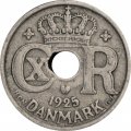 Дания 10 эре 1925 год