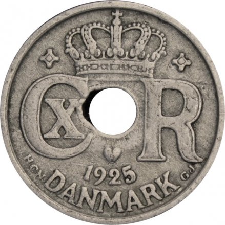 Дания 10 эре 1925 год
