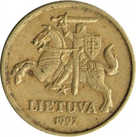 Литва 20 центов 1997 год