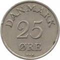 Дания 25 эре 1953 год