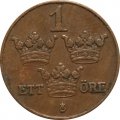 Швеция 1 эре 1934 год - Король Густав V
