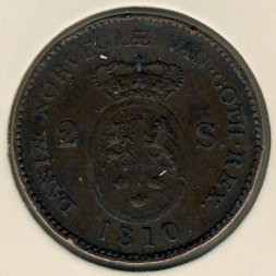 Дания 2 скиллинга 1810 год