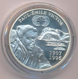 Франция 1,5 евро 2007 год - Пол-Эмиль Виктор
