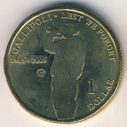 Австралия 1 доллар 2005 год
