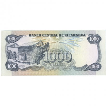 Никарагуа 1000 кордоба 1985 (1987) год - Сандино. Сандинистская революция UNC
