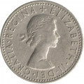 Великобритания 6 пенсов 1965 год 