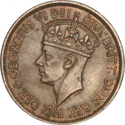 Джерси 1/12 шиллинга 1945 год - Освобождение (Король Георг VI)