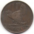 Ирландия 1 пенни 1933 год Курица