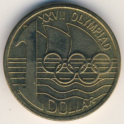 Австралия 1 доллар 2000 год - XXVII летние Олимпийские игры 2000 года в Сиднее
