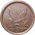 ЮАР 2 цента 1993 год - Орёл