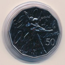 Австралия 50 центов 2012 год
