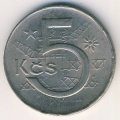 Чехословакия 5 крон 1989 год