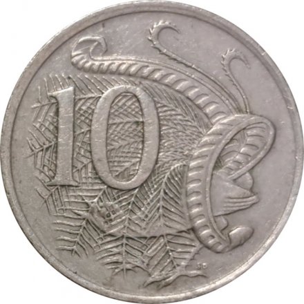 Австралия 10 центов 1969 год - Лирохвост
