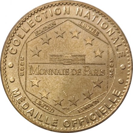 Жетон Monnaie de Paris. Notre Dame de la Garde. Marseille. 2003