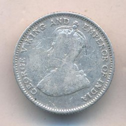Монета Стрейтс-Сетлментс 10 центов 1926 год - Георг V