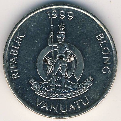 Вануату 10 вату 1999 год - Краб