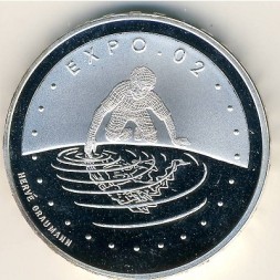 Швейцария 20 франков 2002 год