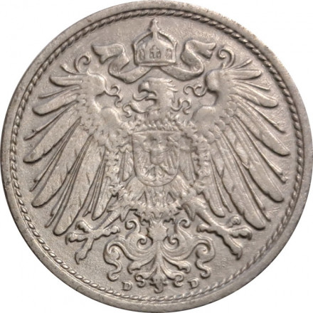 Германия 10 пфеннигов 1910 год (D)
