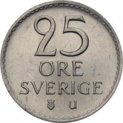 Швеция 25 эре 1971 год