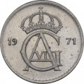 Швеция 25 эре 1971 год
