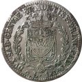 Сардиния 1 лира 1827 год (Отметка МД: &quot;Якорь&quot;, &quot;P&quot; - Генуя, Андреа Подеста)