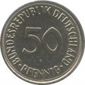 ФРГ 50 пфеннигов 1972 год (F)