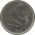 ФРГ 50 пфеннигов 1972 год (F)