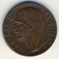 Италия 10 чентезимо 1938 год - Король Виктор Эммануил III