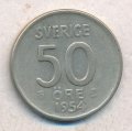 Швеция 50 эре 1954 год