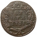 Денга 1731 год (над годом две черты) Анна Иоанновна (1730 - 1740) - F