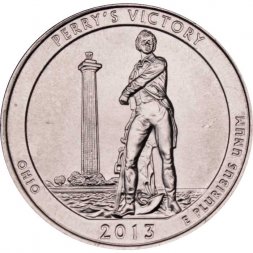 США 25 центов 2013 год - Международный мемориал мира (P)