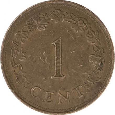 Мальта 1 цент 1982 год