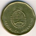 Аргентина 10 сентаво 1985 год