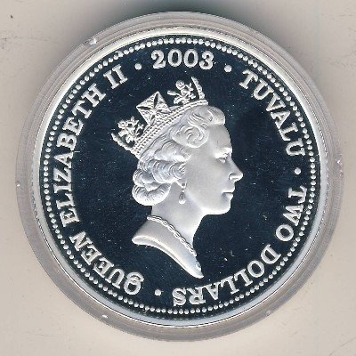 Тувалу 2 доллара 2003 год