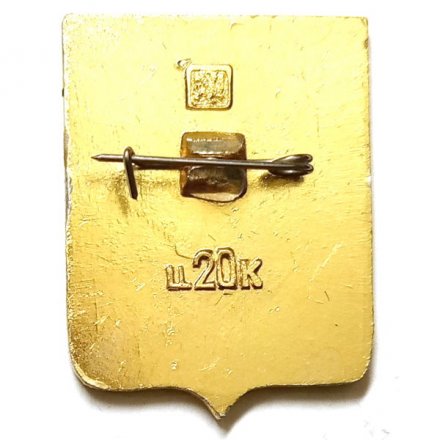 Значок Петропавловск-Камчатский. Герб. Серия &quot;Квадраты новые&quot;