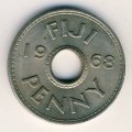 Фиджи 1 пенни 1968 год