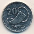 Фиджи 20 центов 1992 год