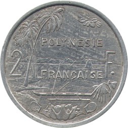 Французская Полинезия 2 франка 2004 год