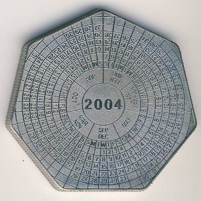 Замбия 1000 квача 2004 год - Календарь
