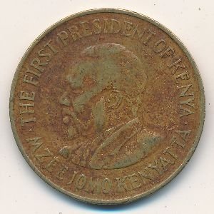 Кения 10 центов 1973 год